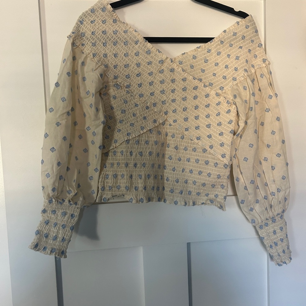 Boho Chic Off-Shoulder Blouse